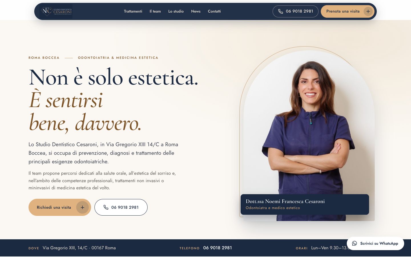 Il nuovo sito